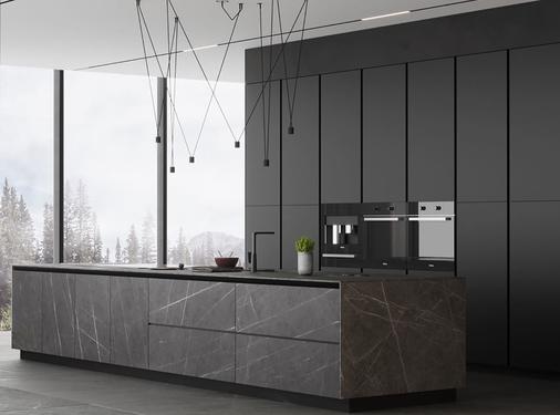 Interior architecture. Contemporary kitchen.