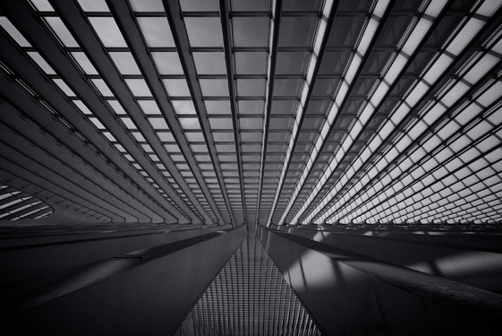 Somewhere in the Guillemins Station, Belgium