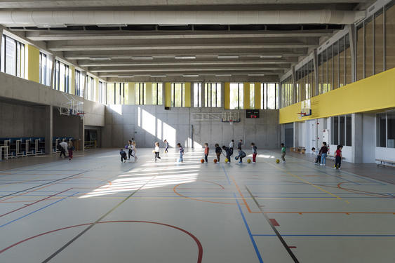 View on the Sporthall