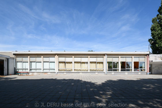Ecole de Vottem, ancienne façade