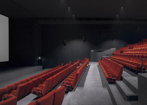 Projection Room. Le Palace Cinema. Brussels