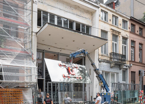 façade chaussée de Haecht (en chantier)