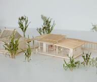 Yuriage Machi Cafe Model for the "Invisible Needs of Life" Exhibition at VAI (Flemish Architecture Institute), SHSH