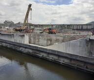 La Sambre canalisée : déconstruction des rives betonnées