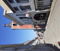 La rue Joseph Parée, l'église comme signal