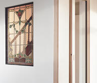 Van Wambeke intégration vitrail + porte galandage