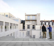 Belvédère et loggia du bâtiment classé