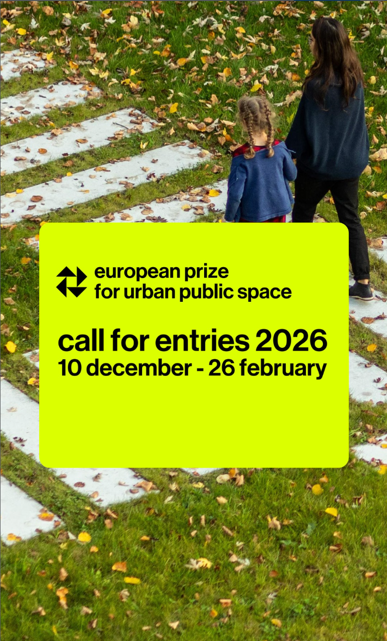 2026 European Public Space Prize | Wallonie-Bruxelles Architectures