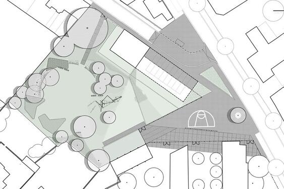 Jardin des IV Tourettes - plan général