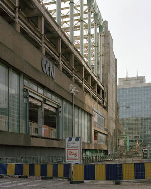 CCN building by Structures group during demolition (work for a publication about brutalism)