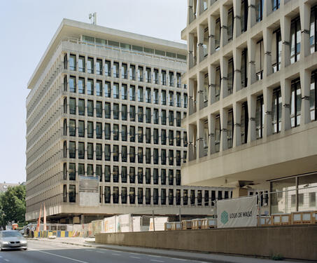 Marnix Building by SOM group and Gordon Bunshaft (work for a publication about brutalism)