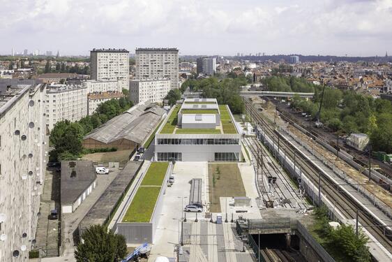 Vue du site, côté Gare de l'Ouest