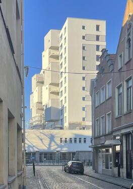 Vue depuis la rue d'Anderlecht