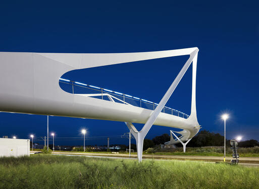 passerelle à Knokke - Arch. Ney & partners