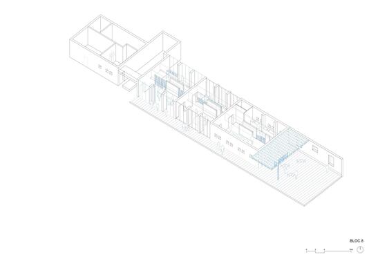 axonometry of bloc 3