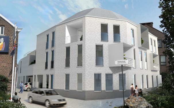 Image made &#8203;&#8203;for an apartment building in Fourons. Architect: Luc Spits