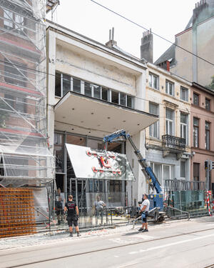 façade chaussée de Haecht (en chantier)