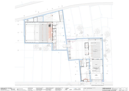 plan projet (accès via deux rues parallèles)