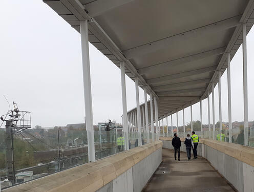 La promenade ouverte sur le grand paysage