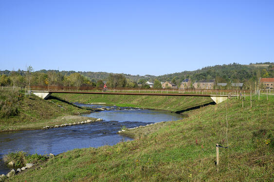 Passerelle et passe à poissons