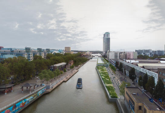 Piscine de plein air à Bruxelles (copyright imperfct*)