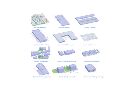 Une organisation spatiale adaptée à de multiples typologies architecturales