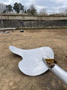 Endymion - Construction en cours - Fontaine