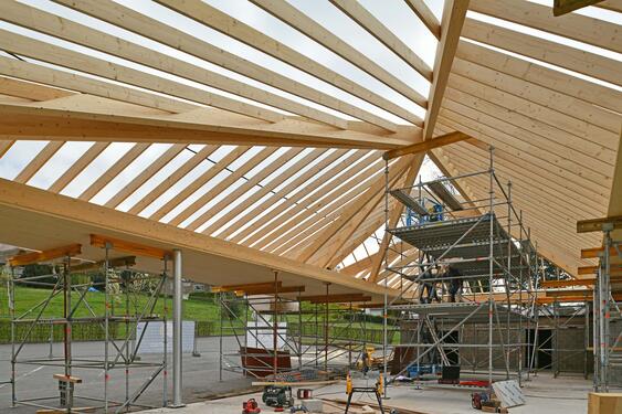 Pavillon Embourg_Charpente phase 2_8042