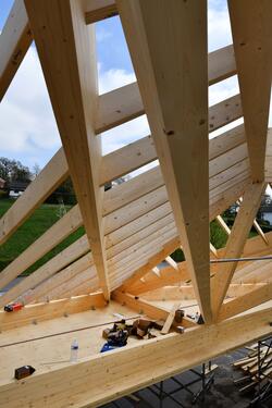 Pavillon Embourg_Charpente phase 2_8257