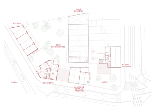 Maison du Peuple - Plan Niv+1