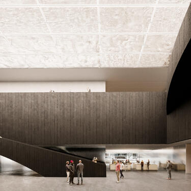 Vue du foyer principal