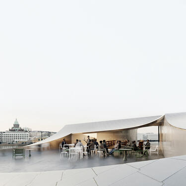 Vue du rooftop