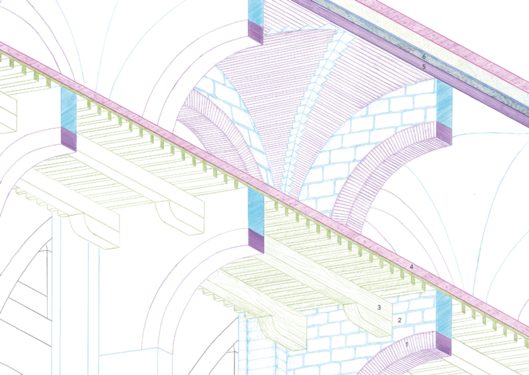Détail des Entrepôts | © atelier Micromegaslab, la Cambre Horta