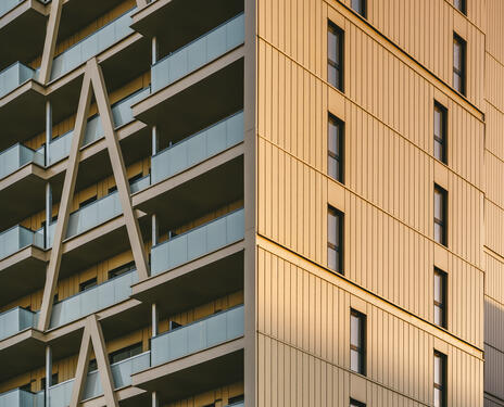Tour Silva - détail façade