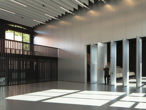 Vue intérieur du centre culturel de Pont-à-celles