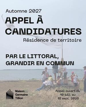 Appel à candidatures pour la résidence de territoire 2027