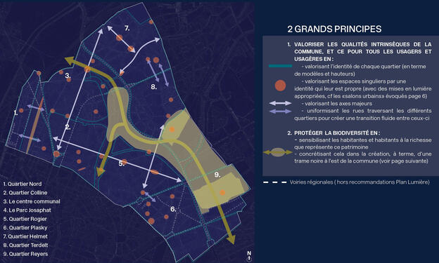 Plan lumière de Schaerbeek