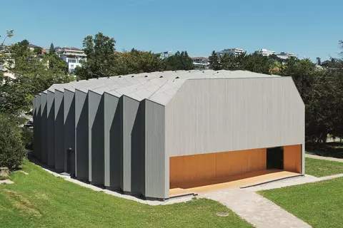 Pavillon en bois du théâtre de Vidy-Lausanne